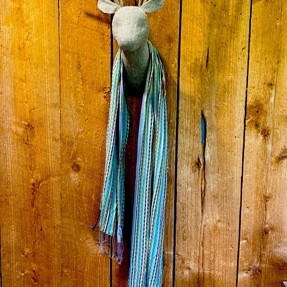 Fun Spring/Summer Multi Colored Scarf